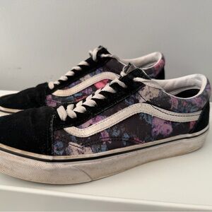 Vans Warped Floral Old Skool Sneakers Women’s Size 9